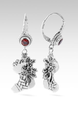 Blessings Fill Earrings™ in Garnet - French Wire - only found at SARDA™