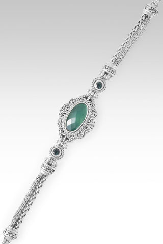 Blessings Flow Bracelet™ in Green Onyx & Quartz & Mermaid Green™ Mystic Topaz - Multi Stone - only found at SARDA™