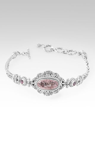 Blessings Flow Bracelet™ in Pink Cashmere™ Mystic Quartz & Rhodolite Garnet - Multi Stone - only found at SARDA™