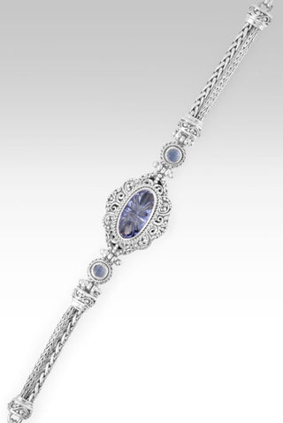 Blessings Flow Bracelet™ in Pinnacle Star™ Mystic Quartz & Serenity Blue Chalcedony - Multi Stone - only found at SARDA™