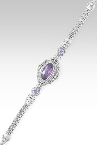 Blessings Flow Bracelet™ in Purple Quest™ Mystic Quartz & Tanzanite - Multi Stone - only found at SARDA™