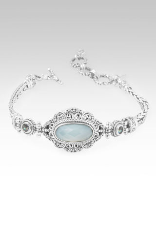 Blessings Flow Bracelet™ in Seafoam Chalcedony & Bali Crush™ Mystic Topaz - Multi Stone - only found at SARDA™