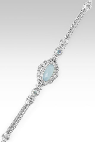 Blessings Flow Bracelet™ in Seafoam Chalcedony & Bali Crush™ Mystic Topaz - Multi Stone - only found at SARDA™