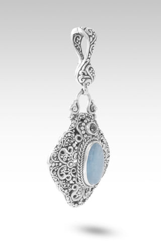 Blessings Follow Pendant™ in Aquamarine & Swiss Blue Topaz - Multi Stone - only found at SARDA™