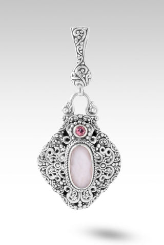 Blessings Follow Pendant™ in Pink Opal Mother Of Pearl Quartz & Pale Plum™ Mystic Topaz - Multi Stone - only found at SARDA™