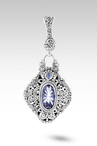 Blessings Follow Pendant™ in Pinnacle Star™ Mystic Quartz & Serenity Blue Chalcedony - Multi Stone - only found at SARDA™