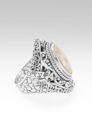 Blessings Grace Ring™ in Golden Mother Of Pearl Mosaic - Statement - only found at SARDA™