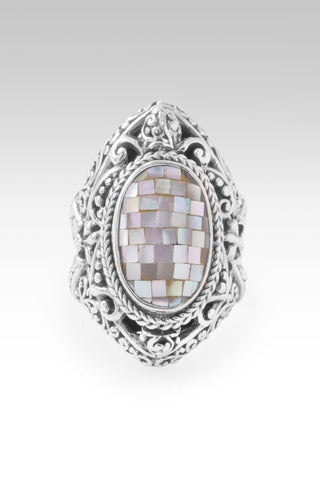 Blessings Grace Ring™ in Rainbow Champagne Mother Of Pearl Mosaic - Statement - only found at SARDA™