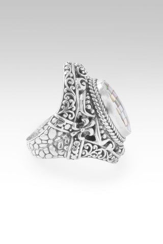 Blessings Grace Ring™ in Rainbow Champagne Mother Of Pearl Mosaic - Statement - only found at SARDA™