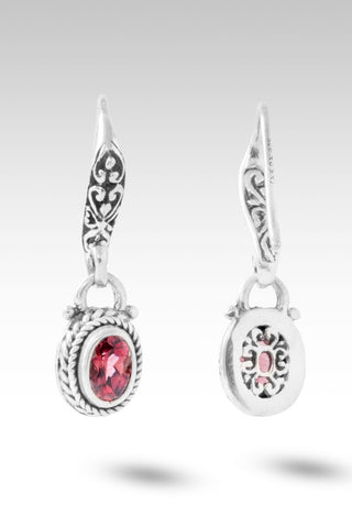 Blessings Past Infinity Earrings™ in Pink Tourmaline - Bali Wire - only found at SARDA™