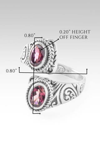 Blessings Past Infinity Ring™ in Pink Tourmaline - Bypass - only found at SARDA™