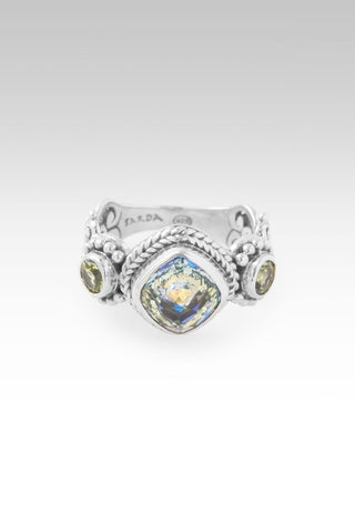 Blooming Joy Ring™ in Green Reflections™ Mystic Quartz & Peridot - Dinner - only found at SARDA™
