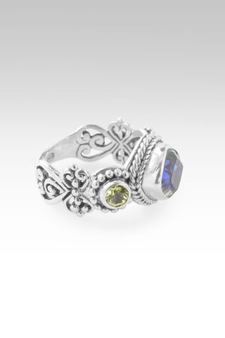 Blooming Joy Ring™ in Green Reflections™ Mystic Quartz & Peridot - Dinner - only found at SARDA™