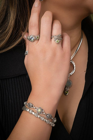 Blossom Blessings Bangle™ in Diamond - Bangle - only found at SARDA™