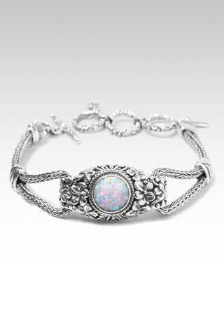 Blossom Bracelet™ in Cotton Candy Simulated Opal - Single Stone - SARDA™