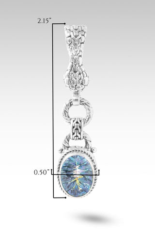 Boundless Joy Pendant™ in Cockatoo Daze™ Mystic Quartz - Single Stone - only found at SARDA™