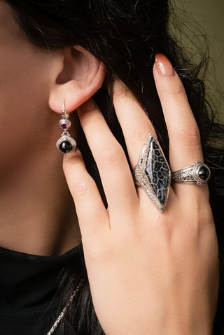 Boundless Love Ring II™ in Black Indonesian Coral - Dinner - only found at SARDA™