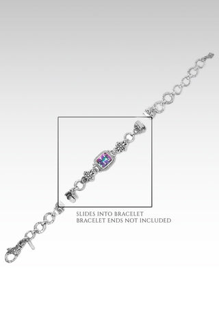 Bracelet Component™ in Dragon Wings™ Mystic Quartz - Bracelet Component - only found at SARDA™