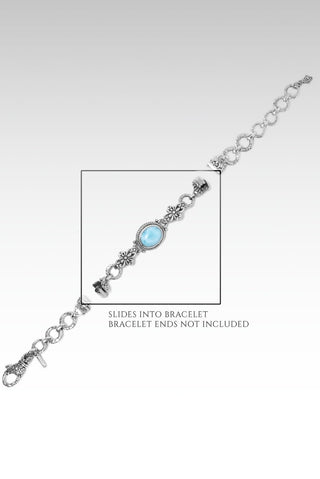 Bracelet Component™ in Larimar - Bracelet Component - only found at SARDA™
