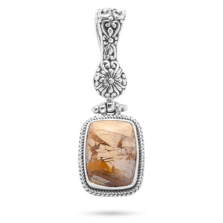 BRECCIATED MOOKAITE PENDANT WITH MAGNETIC ENHANCER BAIL ™ - SARDA™