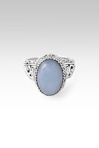 Bring About Peace Ring™ in Angelite - Dinner - only found at SARDA™