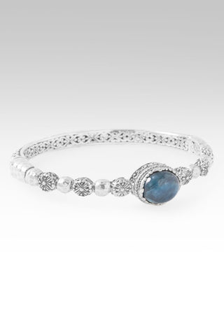 Celebrate Healing Bangle Bracelet™ in Cat's Eye Neon Apatite - Bangle - only found at SARDA™