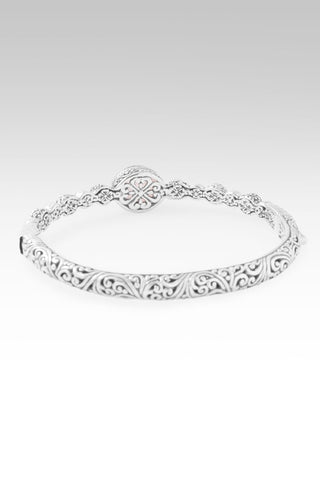 Celebrate Healing Bangle Bracelet™ in Cor - De - Rosa Morganite - Bangle - only found at SARDA™