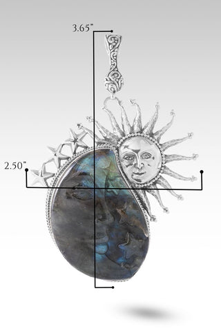 Celeste Pendant™ in Labradorite - Single Stone - only found at SARDA™