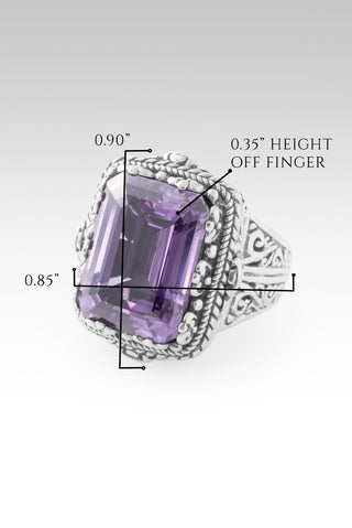 Change A Comin’ Ring™ in Color Change Lab Created Sapphire - Dinner - only found at SARDA™