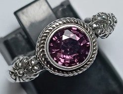 Cheerful Heart Ring™ in Burmese Spinel - Stackable - only found at SARDA™