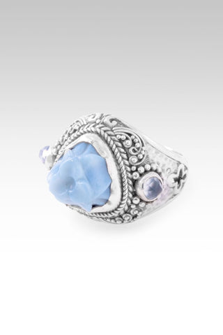 Choose Freedom Ring™ in Blue Opal & Blue Chalcedony - Dinner - only found at SARDA™