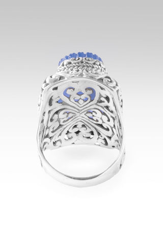 Choose Freedom Ring™ in Serenity Blue Chalcedony - Statement - only found at SARDA™