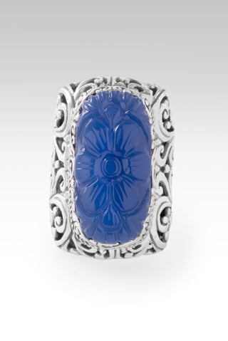 Choose Freedom Ring™ in Serenity Blue Chalcedony - Statement - only found at SARDA™