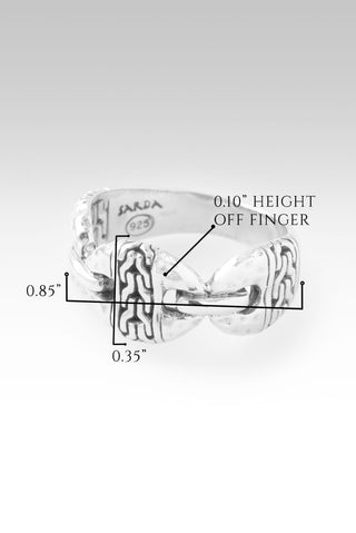 Choose Joy Ring™ in Chainlink - Statement - only found at SARDA™