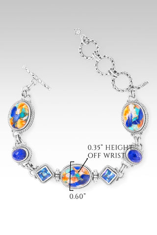 Choose The One and Only Bracelet™ in Lapis Turquoise Spiny Oyster, Lapis & Sheer Luck™ Mystic Topaz - Multi Stone - only found at SARDA™