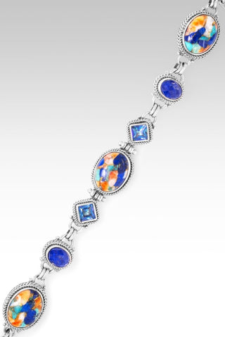 Choose The One and Only Bracelet™ in Lapis Turquoise Spiny Oyster, Lapis & Sheer Luck™ Mystic Topaz - Multi Stone - only found at SARDA™