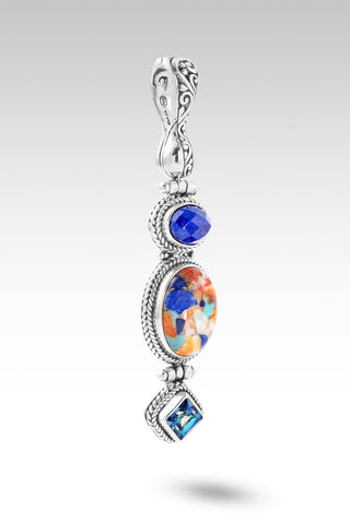 Choose The One and Only Pendant™ in Lapis Turquoise Spiny Oyster, Lapis & Sheer Luck™ Mystic Topaz - Multi Stone - only found at SARDA™