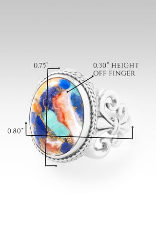 Choose The One and Only Ring II™ in Lapis Turquoise Spiny Oyster - Dinner - only found at SARDA™