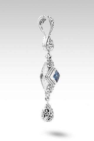Choose to Praise Pendant™ in London Blue Topaz - Single Stone - only found at SARDA™