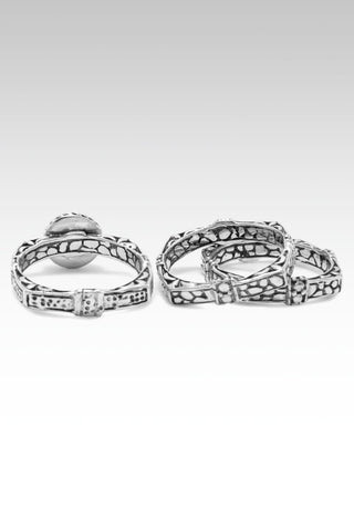 Chosen Worthy Loved Ring Set of 3™ in Tanzanite - Stackable - only found at SARDA™