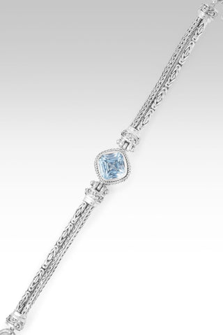 Constant Companion Bracelet™ in Arctic Blue Topaz - Single Stone - only found at SARDA™