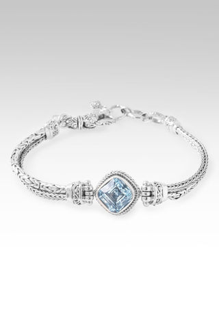 Constant Companion Bracelet™ in Arctic Blue Topaz - Single Stone - only found at SARDA™