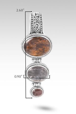 Countless Blessings Pendant™ in Amethyst Cacoxenite, Super Seven & Amethyst Cacoxenite Cat's Eye - Multi Stone - only found at SARDA™