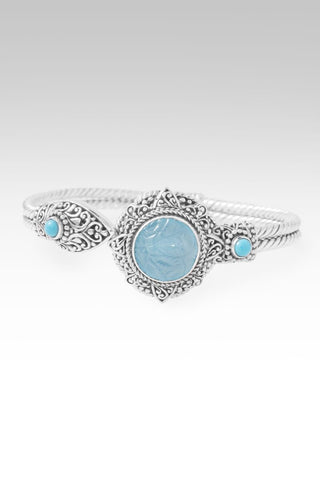 Countless Miracles Bypass Bracelet™ in Paraiba Chalcedony & Sleeping Beauty Turquoise - Bypass - only found at SARDA™