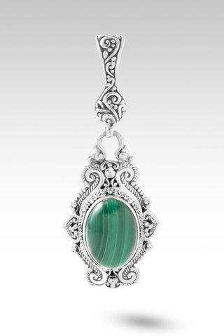Creation’s Call Pendant™ in Malachite - Single Stone - only found at SARDA™