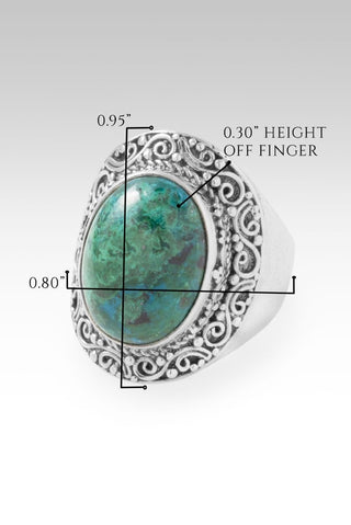 Creation’s Call Ring™ in Chrysocolla - Statement - only found at SARDA™