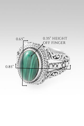 Creation’s Call Ring™ in Malachite - Dinner - only found at SARDA™