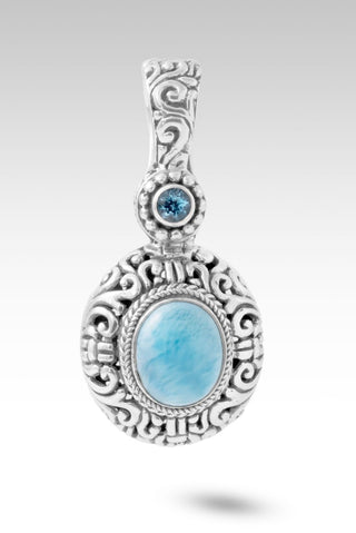 Current of Mercy Pendant™ in Larimar & Swiss Blue Topaz - Multi Stone - only found at SARDA™