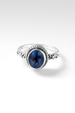 Delicate Ring™ in Blue Violet Fluorite - Stackable - SARDA™
