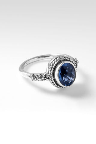 Delicate Ring™ in Blue Violet Fluorite - Stackable - SARDA™